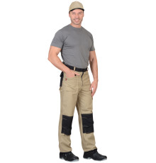 Брюки С-ВЕСТ-ВОРК бежевый с черным