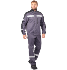 Костюм РОУД (Кос 452) сер/чер.