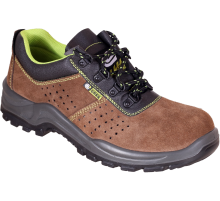 Полуботинки СПЕЦ с МП замшевые,ПУ+ПУ (Пол 064)