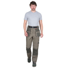 Брюки С-ТОКИО т. песочный с хаки 100%х/б тк.КАНВАС