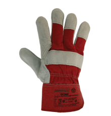 Перчатки спилковые комбинированные без усиления арт. ArmProtect SK300