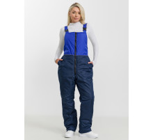 Полукомбинезон ВАСИЛИСА женский утепл. (цв.: т.синий/василек)