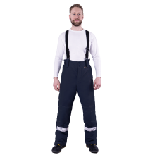 Брюки ХАЙ-ТЕК SAFETY зимние синие (БРЮ 218)