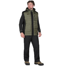 Жилет С-УРБАН хаки с черным