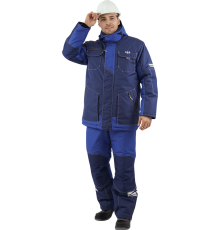 Куртка ЭДВАНС зимняя синий/василек (Кур 434)