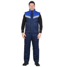 Жилет С-НАВИГАТОР утепленный син/василек