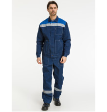 Костюм ЛЕГИОН-1 т.синий/вас. (куртка и брюки)