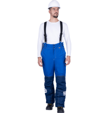 Брюки ЭДВАНС зимние вас/синий (БРЮ 213)