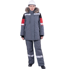 Куртка ХАЙ-ТЕК SAFETY зимняя женская (КУР 237)