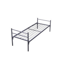 Кровать металлическая одноярусная (ЭКОНОМ)
