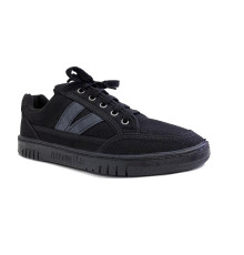 Полуботинки текстильные мужские черные (текстиль, ПВХ)