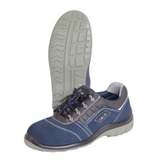 Полуботинки С-УНИВЕРСАЛ, замша (синие), ПУ-ПУ (арт.04402)