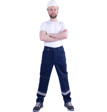 Брюки ТУРБО ВИЖН летние синие (БРЮ 397)