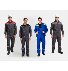 Костюм ПРОФЕССИОНАЛ-2 с СОП мужской (куртка +полукомбинезон)