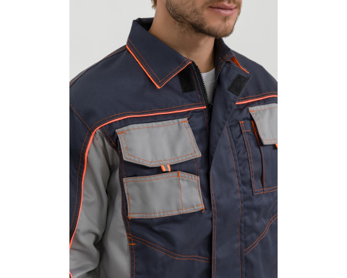 Костюм ГРАНД-2 т.серый/св.серый (БОЛЬШИЕ РАЗМЕРЫ)