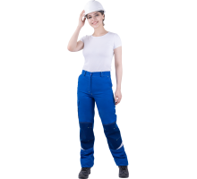 Брюки ТУРБО SAFETY летние женские вас/синий (БРЮ 620)