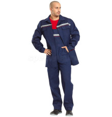 Костюм ПРОФЕССИОНАЛ С СВП тк.Саржа 100% х/б (компл.: куртка, п/комбинезон)