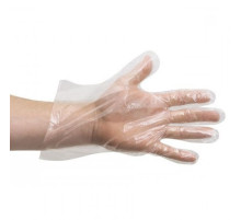Перчатки ПЭ (полиэтиленовые одноразовые) 50пар. 10-12 мкм.