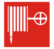 Знак F02 'ПОЖАРНЫЙ КРАН' (самокл. 200х200)