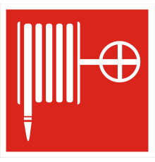 Знак F02 'ПОЖАРНЫЙ КРАН' (самокл. 200х200)