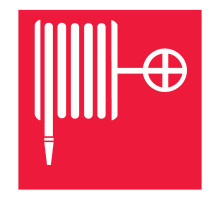 Знак F02 'ПОЖАРНЫЙ КРАН' (самокл. 100х100)