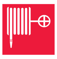 Знак F02 'ПОЖАРНЫЙ КРАН' (самокл. 100х100)