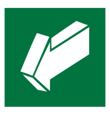 Знак E19 'ОТКРЫВАТЬ ДВИЖЕНИЕМ НА СЕБЯ' (Самокл. 200 х 200)