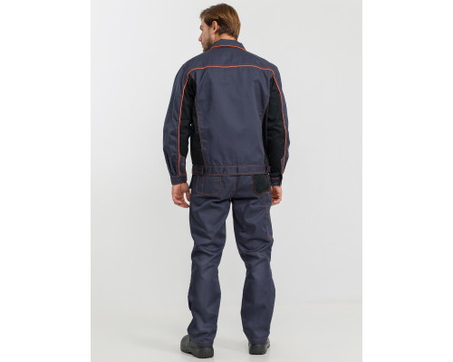 Костюм ГРАНД-2 т.серый/черный (БОЛЬШИЕ РАЗМЕРЫ)