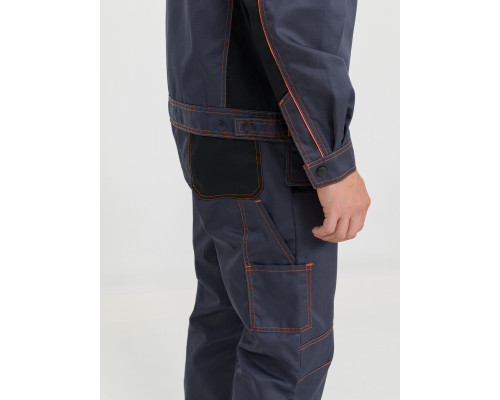 Костюм ГРАНД-2 т.серый/черный (БОЛЬШИЕ РАЗМЕРЫ)