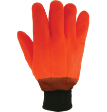 Перчатки утепленные, НМС, обл. ПВХ (оранж), подкл. х/б начес, манжет арт. ArmProtect 6000W