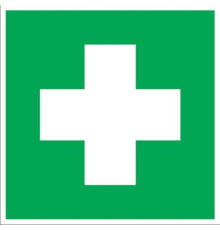 Знак EC01 "Аптечка первой медицинской помощи" (Самокл. 200 х200)