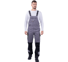 Полукомбинезон ЭДВАНС летний серый/темно-серый/черный (ПКОМ 654)