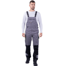 Полукомбинезон ЭДВАНС летний серый/темно-серый/черный (ПКОМ 654)