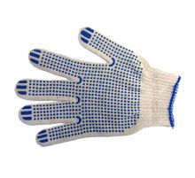 Перчатки 10 класс (5 нитей) с ПВХ (С) ЭКОНОМ