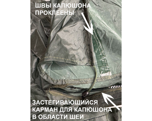 Плащ нейлоновый с ПВХ Плащ нейлоновый с ПВХ