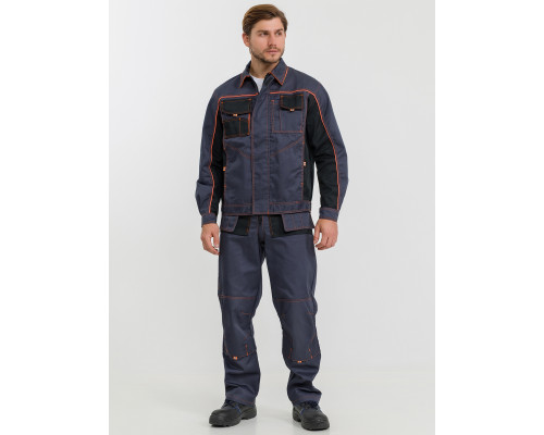 Костюм ГРАНД-2 т.серый/черный