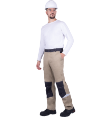 Брюки ТУРБО SAFETY мужские летние вас/синий (БРЮ 1602)