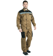 Костюм ДОКЕР (Кос 582) сафари-черный (комплект: куртка и полукомб.)