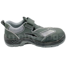 Сандалии ГРЕЙ с композитным подноском, ПУ+ПУ, МБС, КЩС