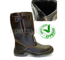 Сапоги ПИОНЕР кожаные утепленные, подошва -40°C (ПУ+ПУ)